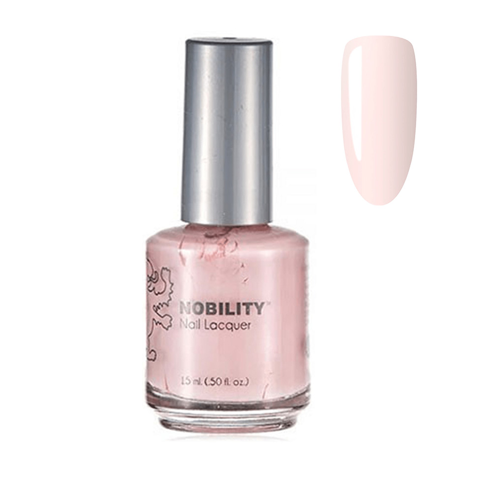 Nobility Nail Polish Shine & Last Lacquer 15ml nail paint Faint Pink NBNL86