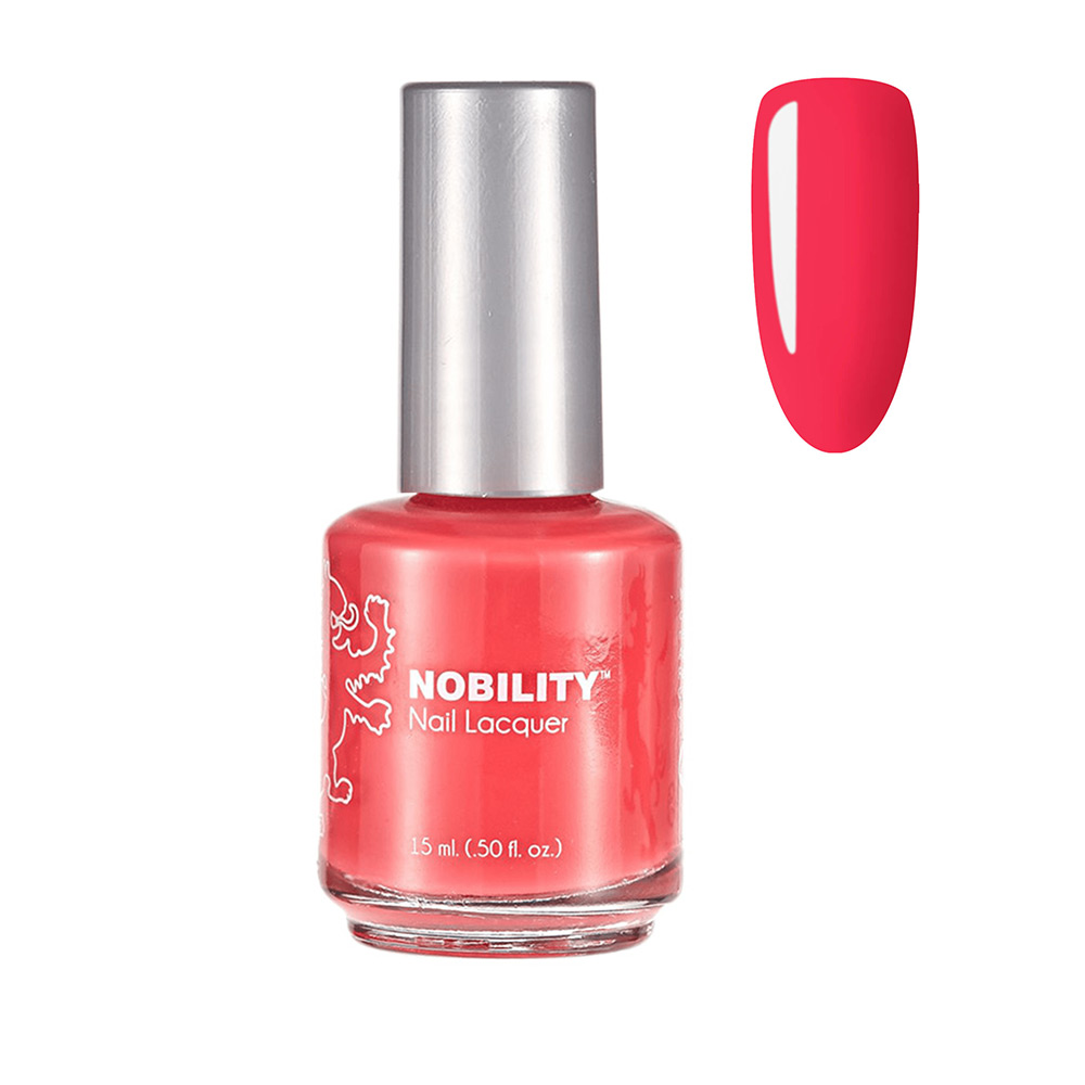 Nobility Nail Polish Shine & Last Lacquer 15ml nail paint Pink Grapefruit NBNL92