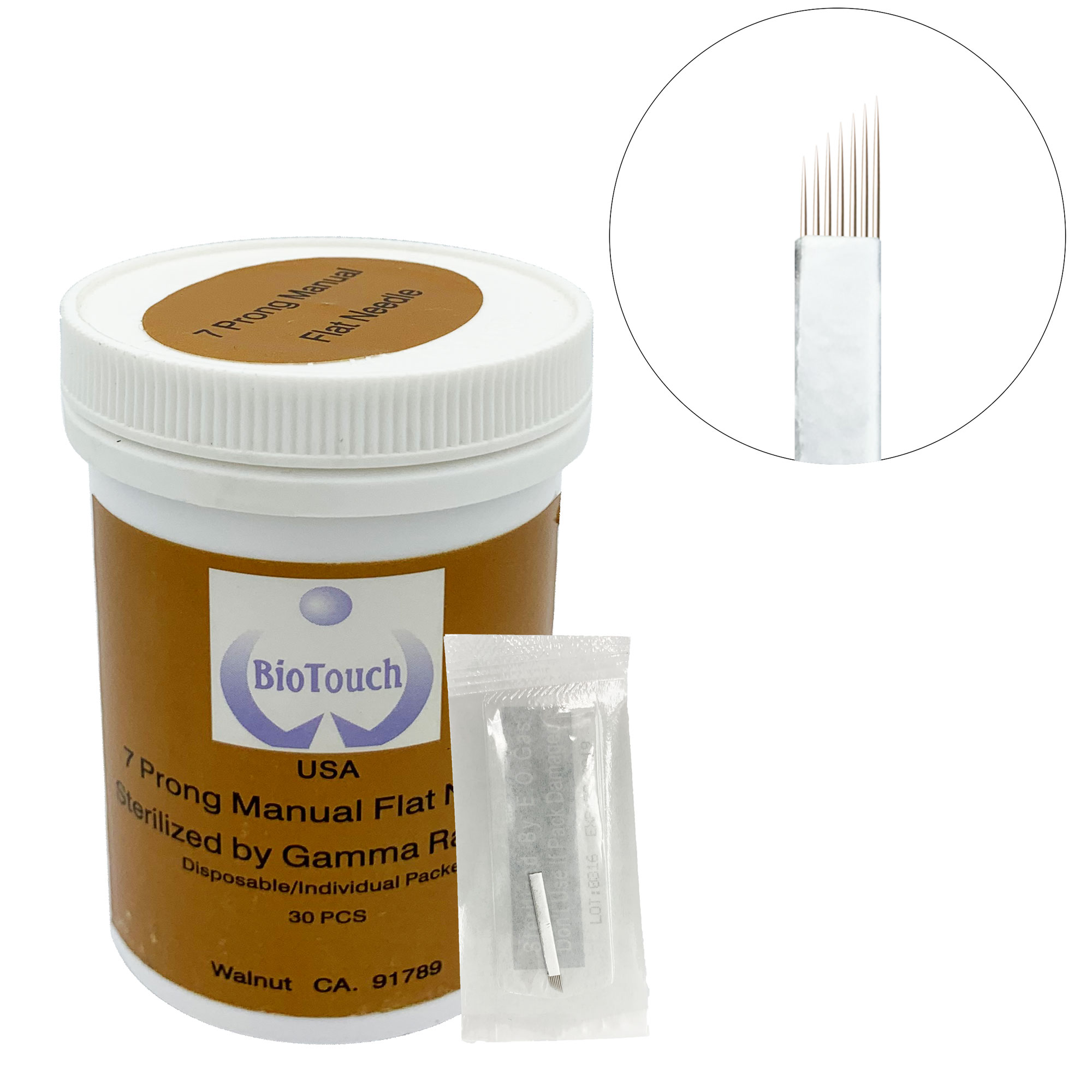 Microblading Needle 7Prong Flat Needle FT7