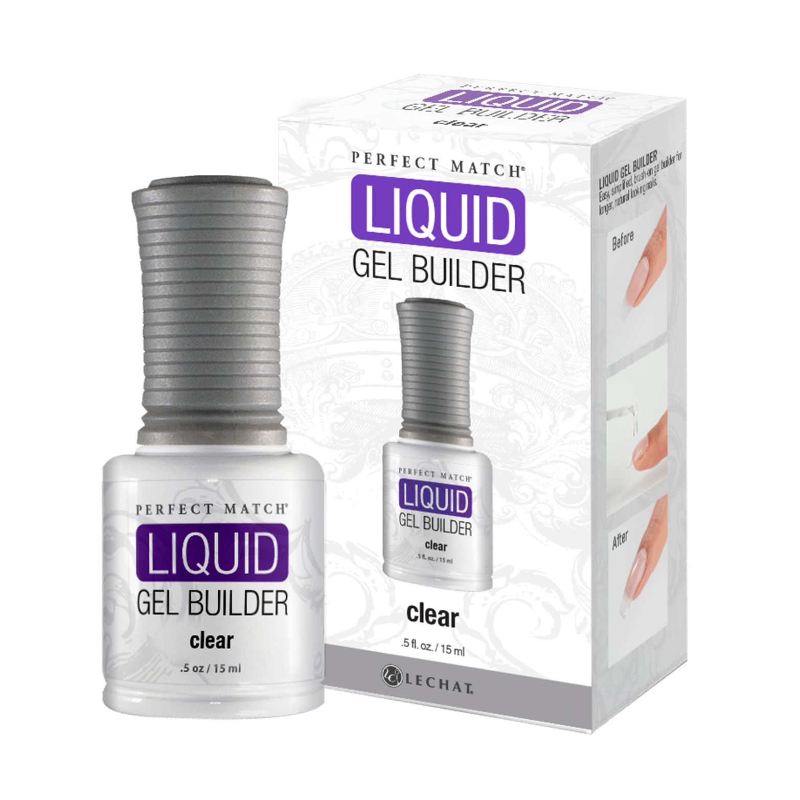 Gel Liquid Clear Builder Gel To use With Nail Gel Polish UV LED Soak Off 15ml gel builder for nails clear long-lasting gel builder for nails prime gel builder gel LGB01