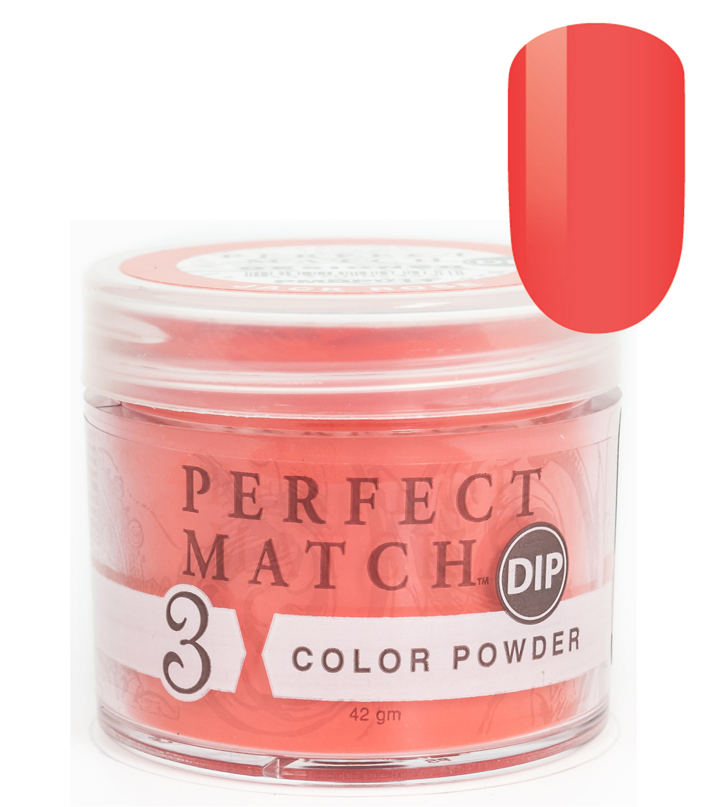 Nail Dipping Powder Jack Rose 42g, Dip Acrylic Powder Nail Art Manicure System PMDP011
