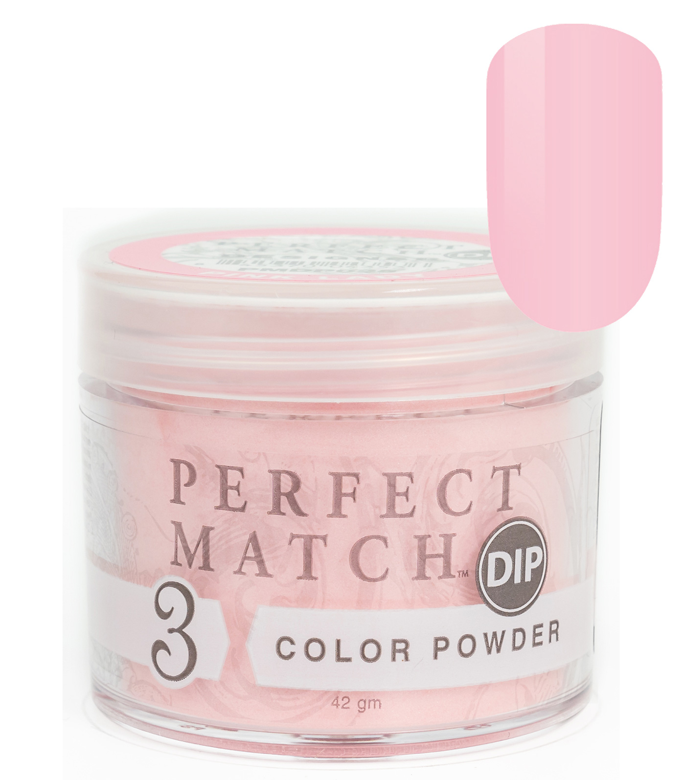 Nail Dipping Powder Pink Lady 42g, Dip Acrylic Powder Nail Art Manicure System PMDP025