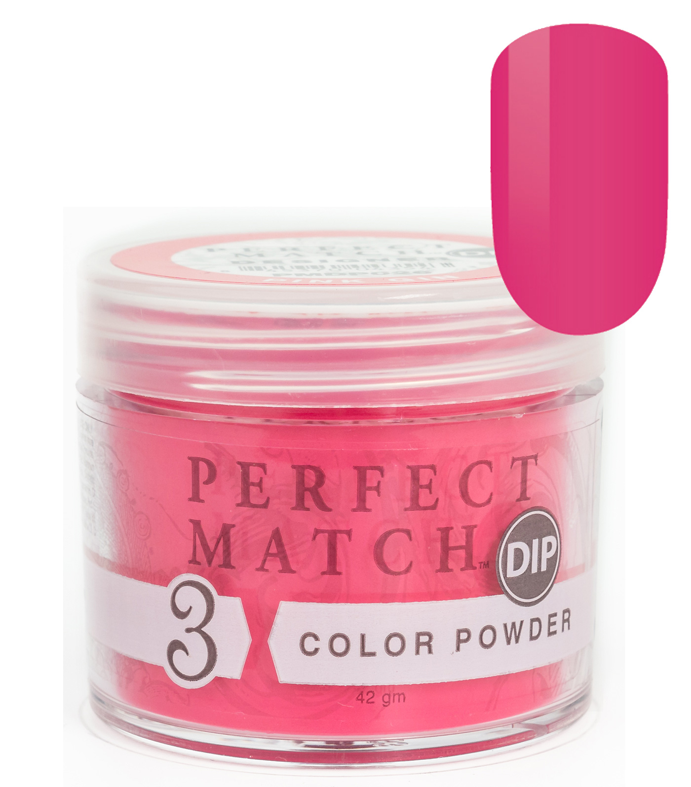 Nail Dipping Powder Pink Gin 42g, Dip Acrylic Powder Nail Art Manicure System PMDP026