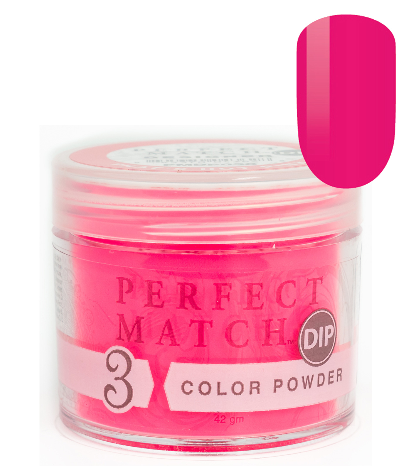 Nail Dipping Powder That's Hot Pink 42g, Dip Acrylic Powder Nail Art Manicure System PMDP038