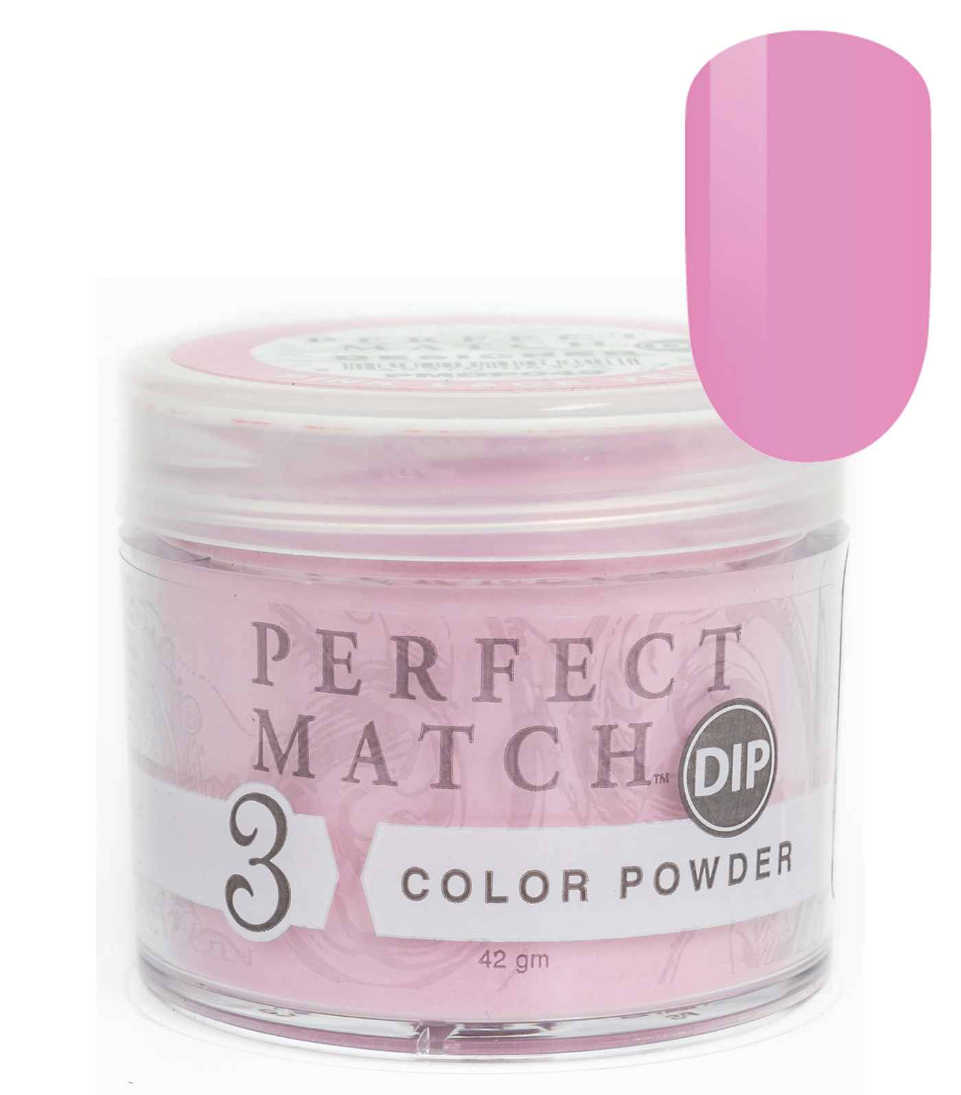 Nail Dipping Powder Pink Lace Veil 42g, Dip Acrylic Powder Nail Art Manicure System PMDP049