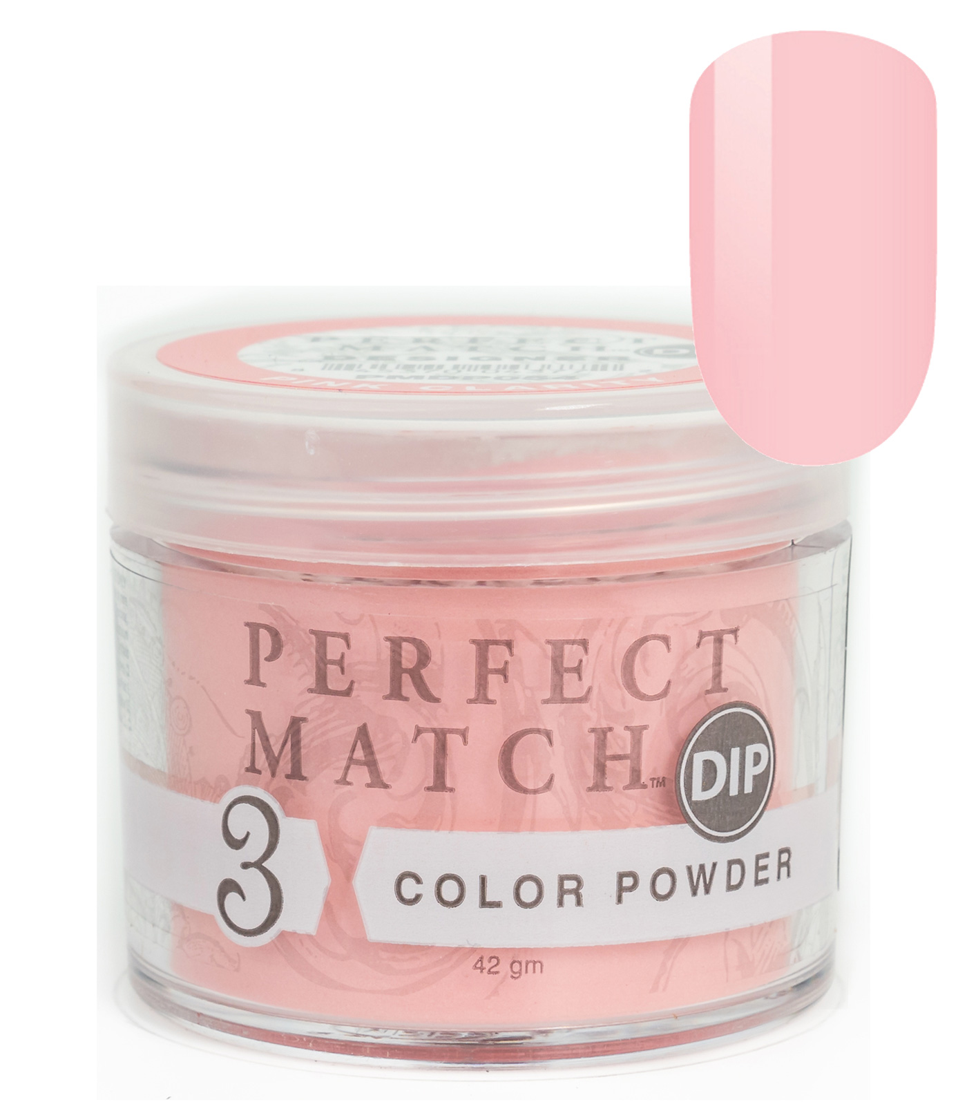 Nail Dipping Powder Pink Clarity After 42g, Dip Acrylic Powder Nail Art Manicure System PMDP054
