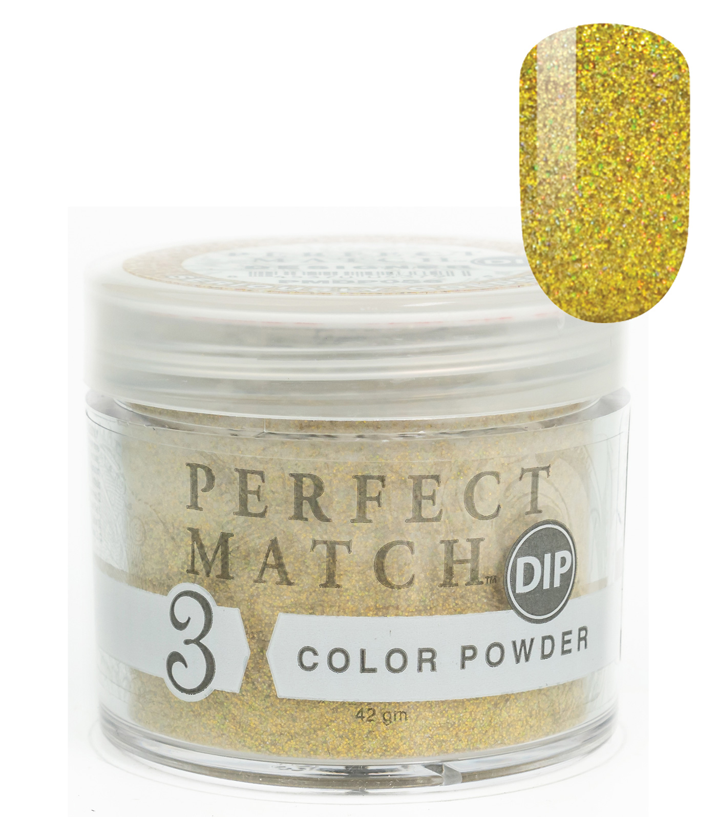Nail Dipping Powder Seriously Golden 42g, Dip Acrylic Powder Nail Art Manicure System PMDP056