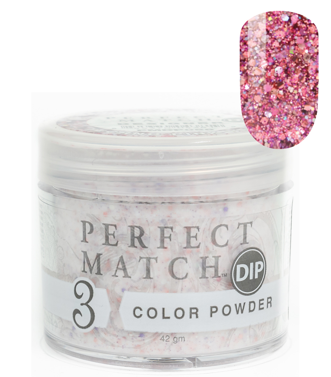 Nail Dipping Powder Techno Pink Beat 42g, Dip Acrylic Powder Nail Art Manicure System PMDP058