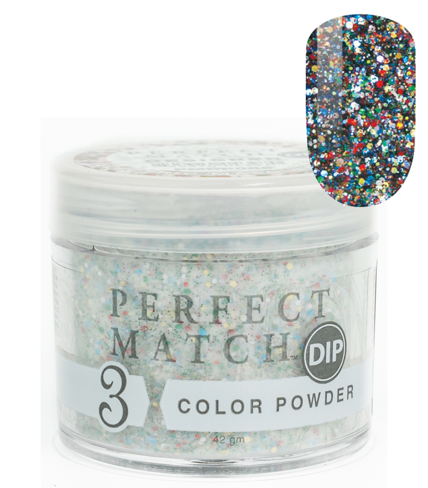 Nail Dipping Powder Electric Masquerade 42g, Dip Acrylic Powder Nail Art Manicure System PMDP086