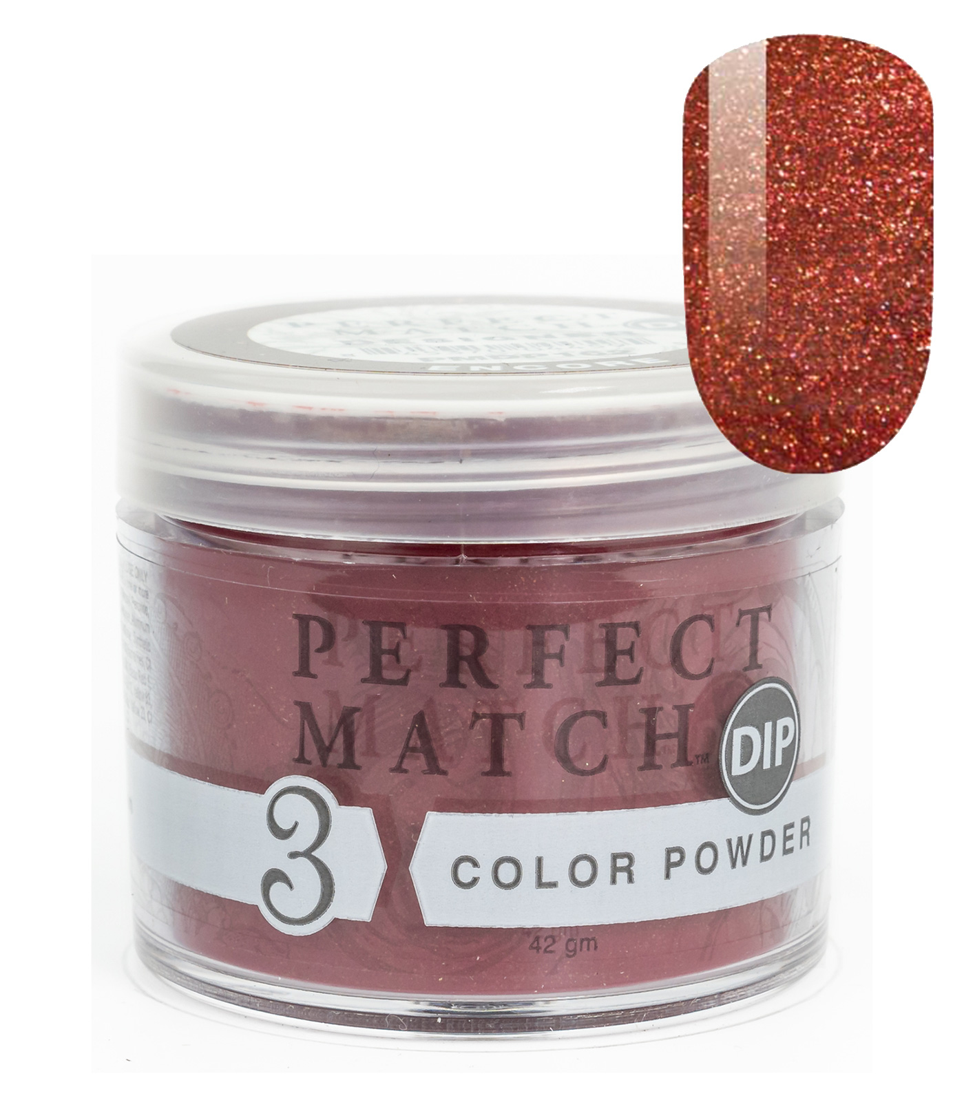 Nail Dipping Powder Encore 42g, Dip Acrylic Powder Nail Art Manicure System by Perfect Match PMDP162