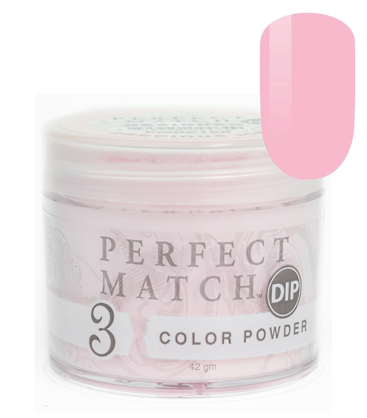 Nail Dipping Powder Precious Ice 42g, Dip Acrylic Powder Nail Art Manicure System by Perfect Match PMDP168