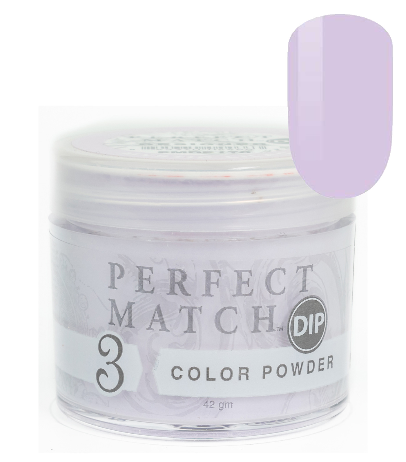 Nail Dipping Powder Peach Mystic Lilac 42g, Dip Acrylic Powder Nail Art Manicure System by Perfect Match PMDP170