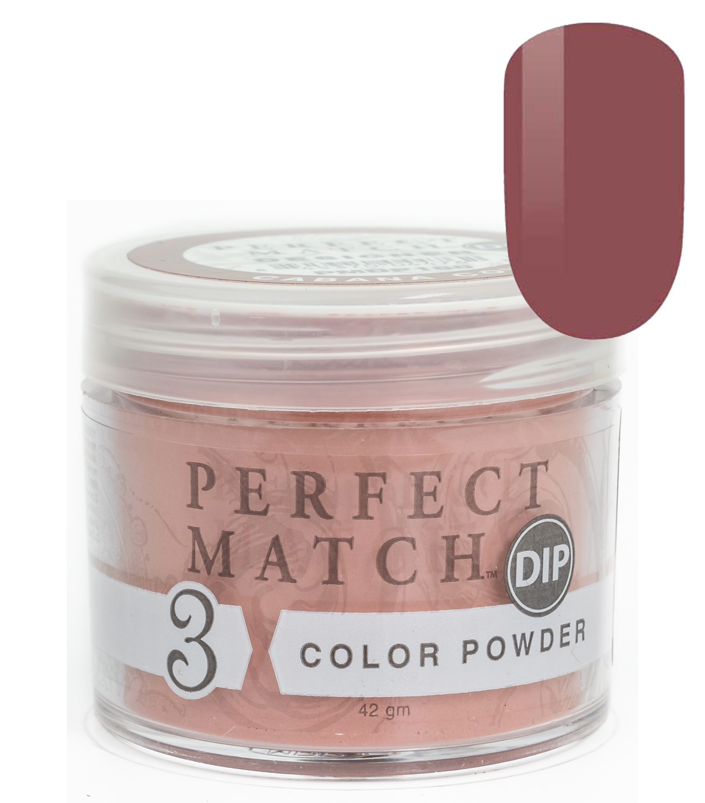 Nail Dipping Powder Cabana Cove 42g, Dip Acrylic Powder Nail Art Manicure System by Perfect Match PMDP180