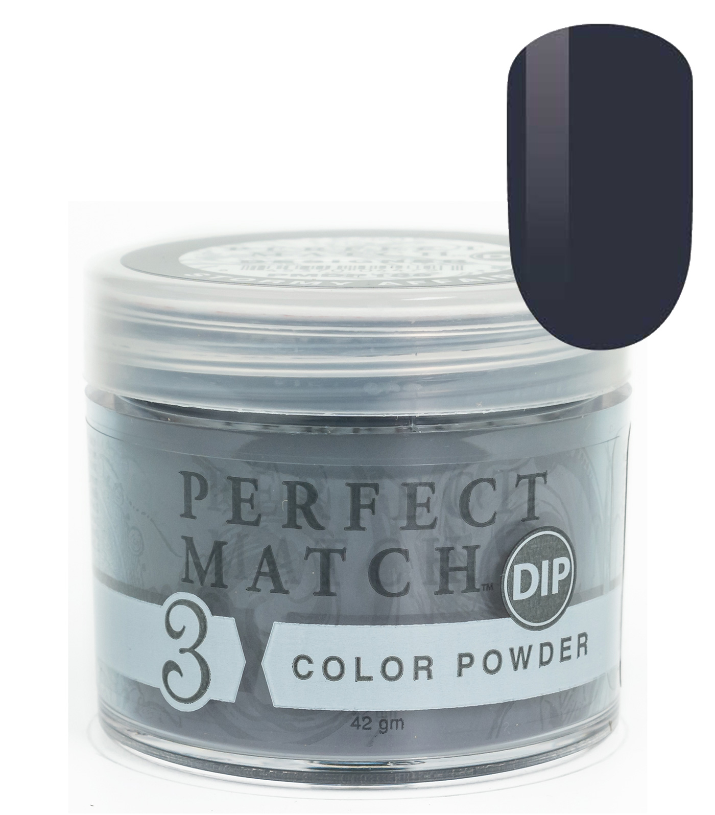 Nail Dipping Powder Stormy Affair 42g, Dip Acrylic Powder Nail Art Manicure System by Perfect Match PMDP186