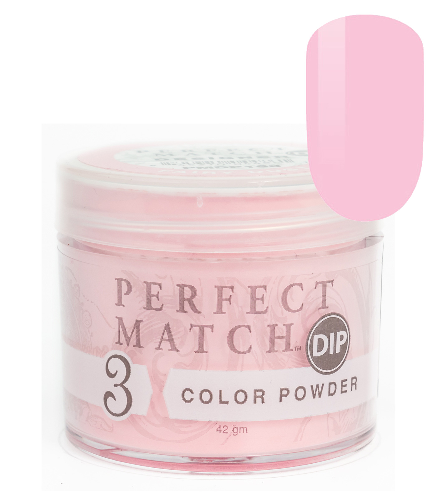 Nail Dipping Powder Fairy Dust 42g, Dip Acrylic Powder Nail Art Manicure System by Perfect Match PMDP193