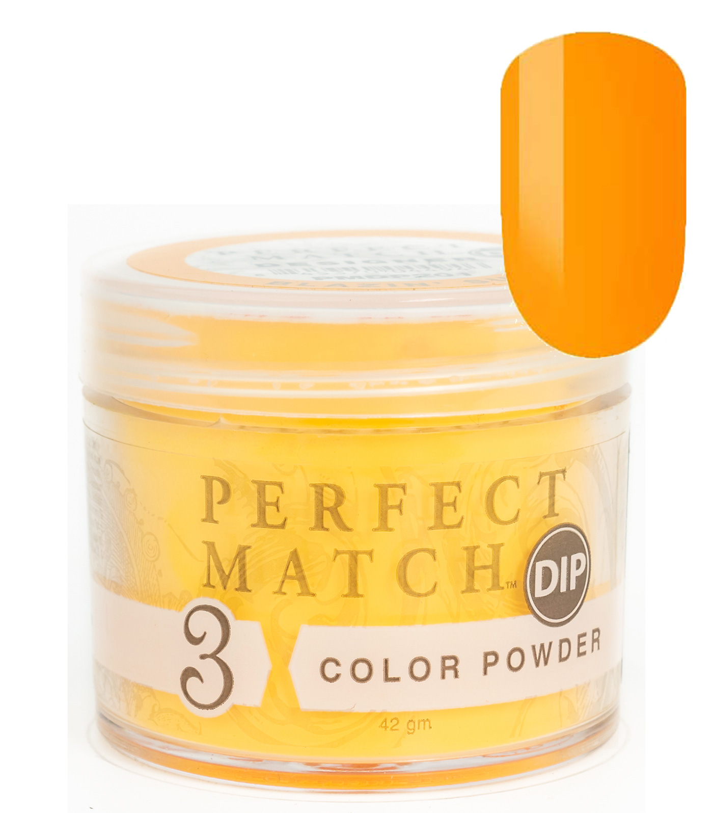 Nail Dipping Powder Blazing Sun 42g, Dip Acrylic Powder Nail Art Manicure System by Perfect Match PMDP201