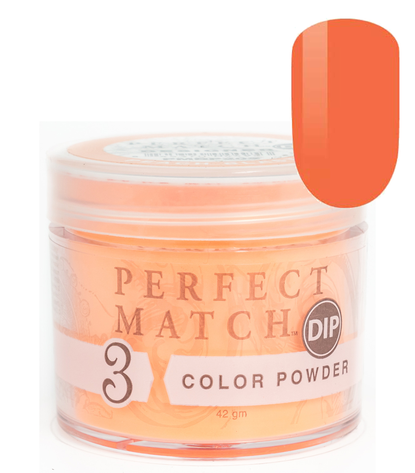 Nail Dipping Powder Peach Blast 42g, Dip Acrylic Powder Nail Art Manicure System by Perfect Match PMDP202