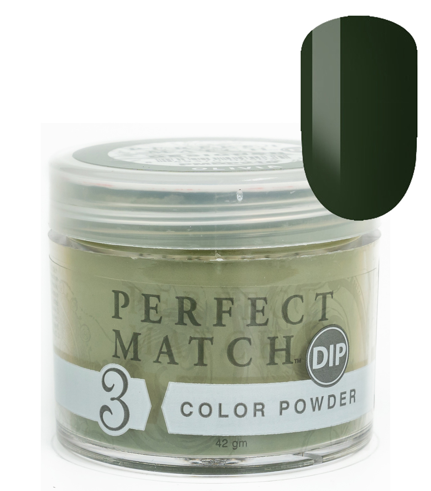 Nail Dipping Powder Olivia 42g, Dip Acrylic Powder Nail Art Manicure System by Perfect Match PMDP210