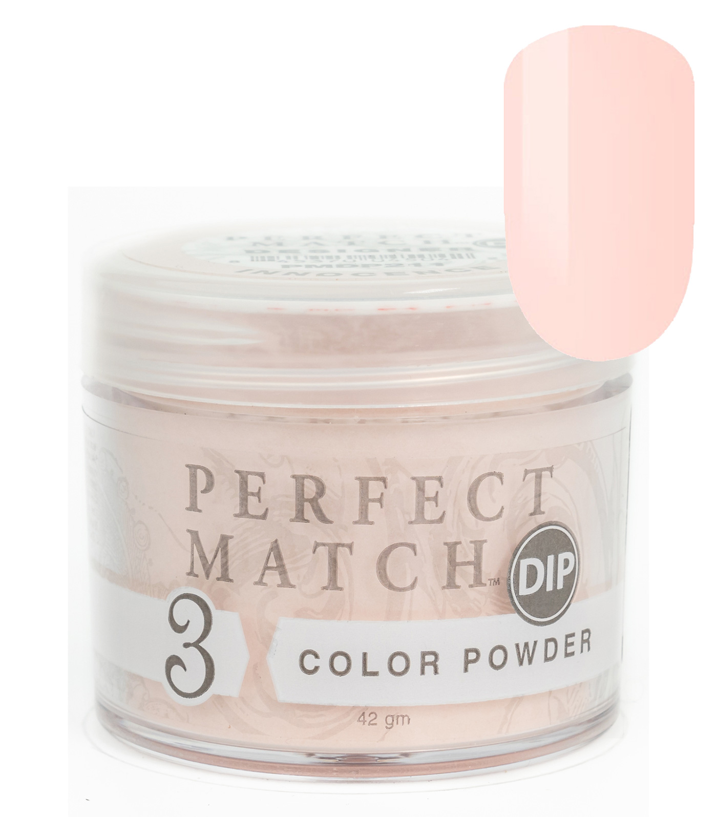 Nail Dipping Powder Innocence 42g, Dip Acrylic Powder Nail Art Manicure System by Perfect Match PMDP211