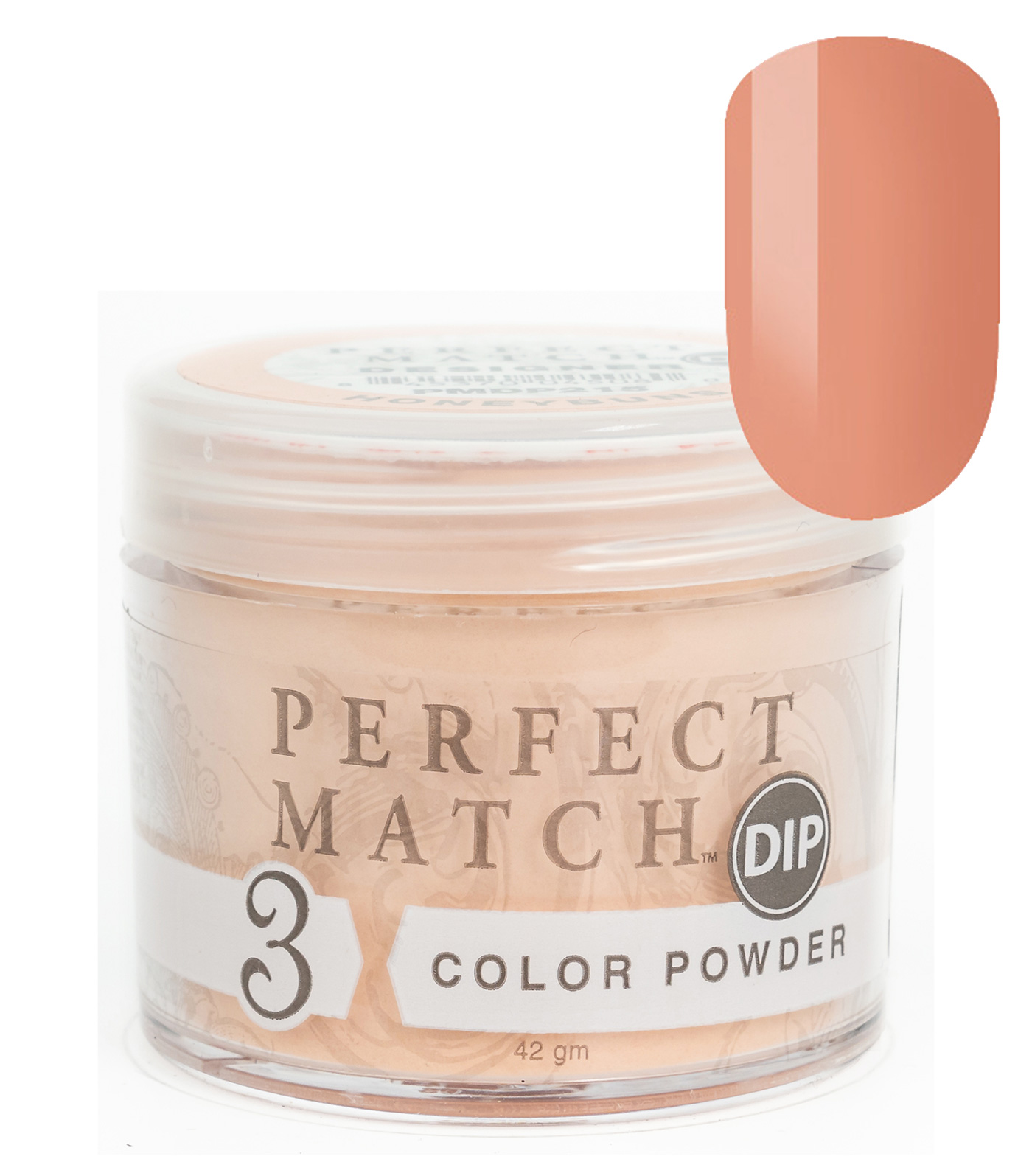 Nail Dipping Powder Honey Buns 42g, Dip Acrylic Powder Nail Art Manicure System by Perfect Match PMDP215