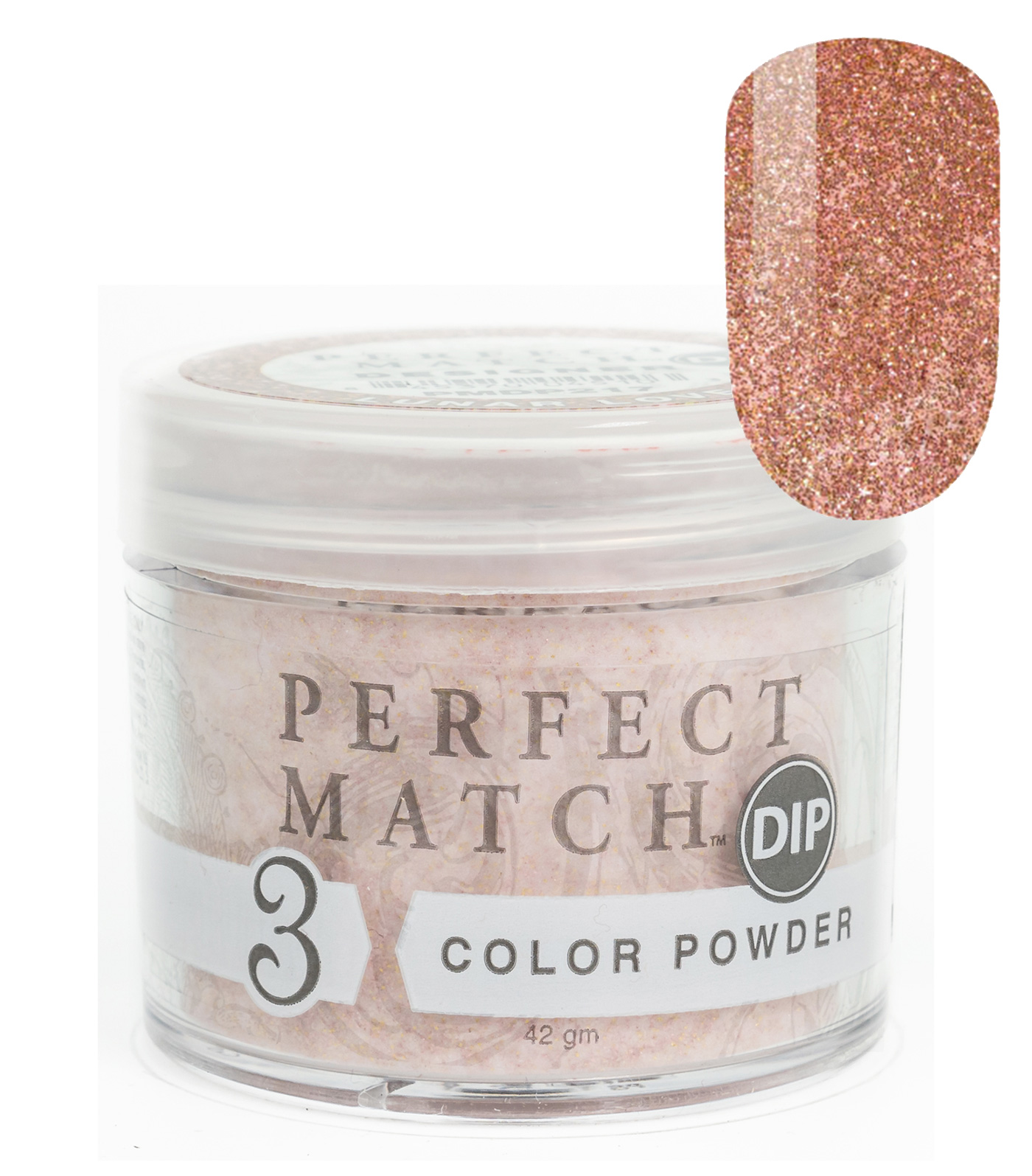 Nail Dipping Powder Lunar Love 42g, Dip Acrylic Powder Nail Art Manicure System by Perfect Match PMDP217