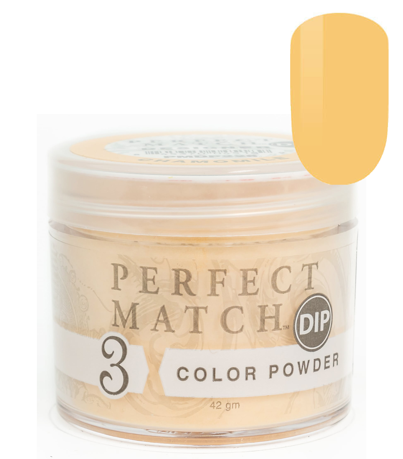 Nail Dipping Powder Chamomile 42g, Dip Acrylic Powder Nail Art Manicure System by Perfect Match PMDP226