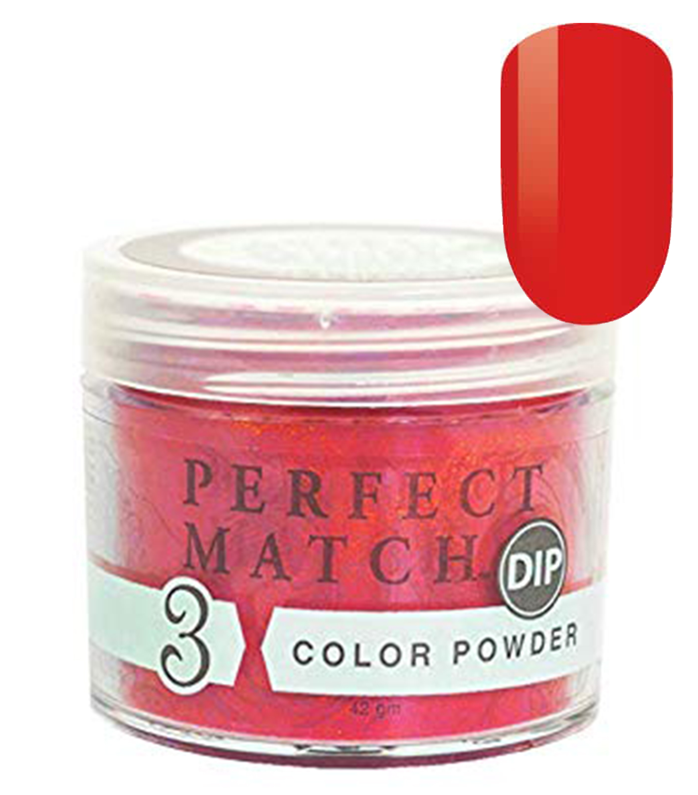 Nail Dipping Powder Cherry Cosmo 42g, Dip Acrylic Powder Nail Art Manicure System by Perfect Match PMDP001