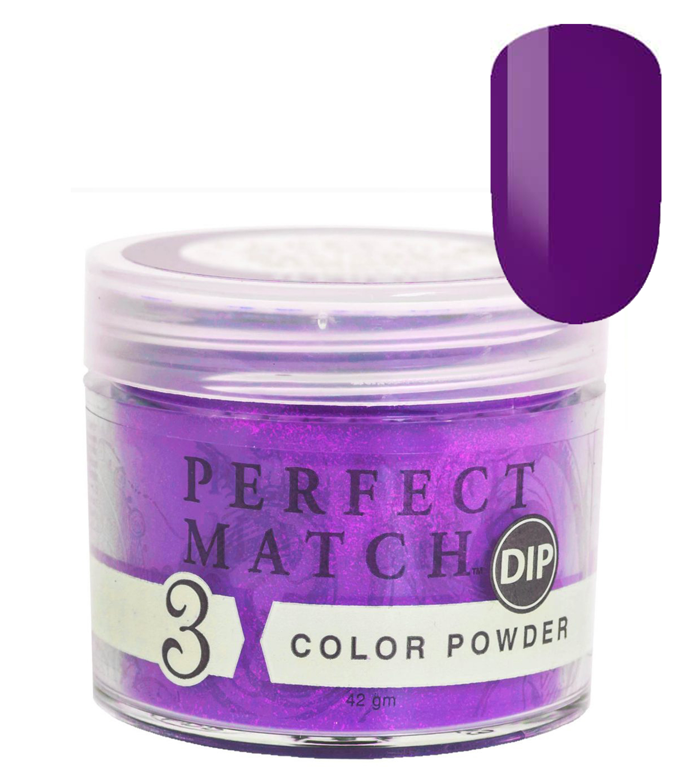 Nail Dipping Powder Violetta 42g, Dip Acrylic Powder Nail Art Manicure System by Perfect Match PMDP102