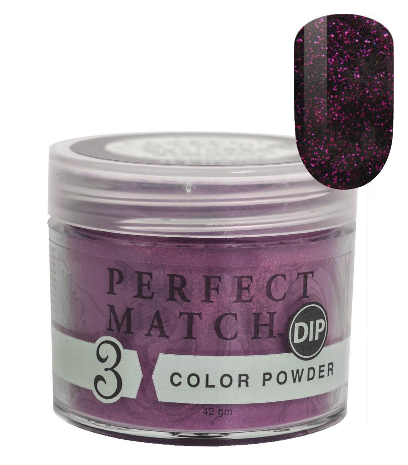 Nail Dipping Powder Night at the Cinema 42g, Dip Acrylic Powder Nail Art Manicure System by Perfect Match PMDP081