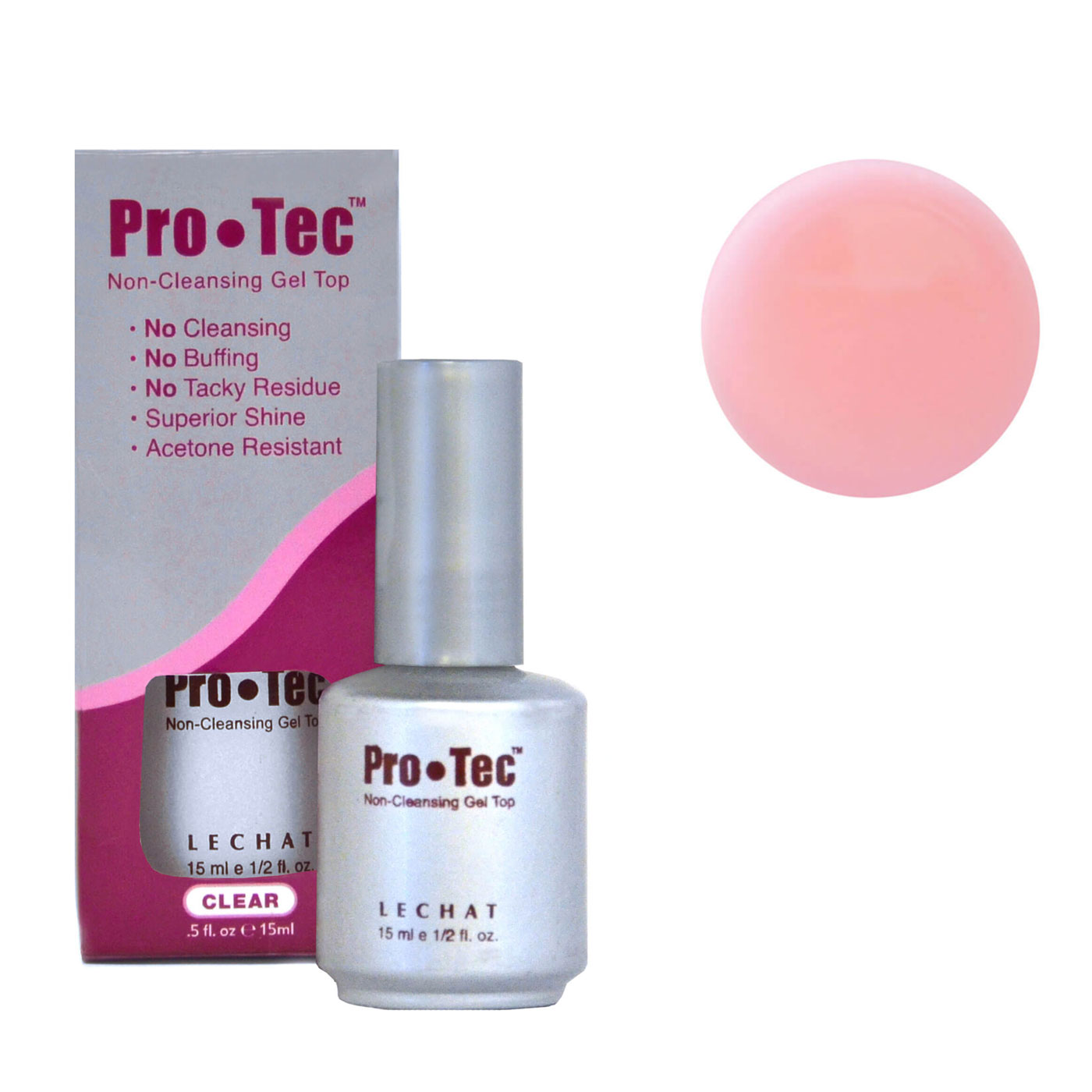 Non-Cleansing Gel Top - Baby Pink - Pro•Tec PTGBP