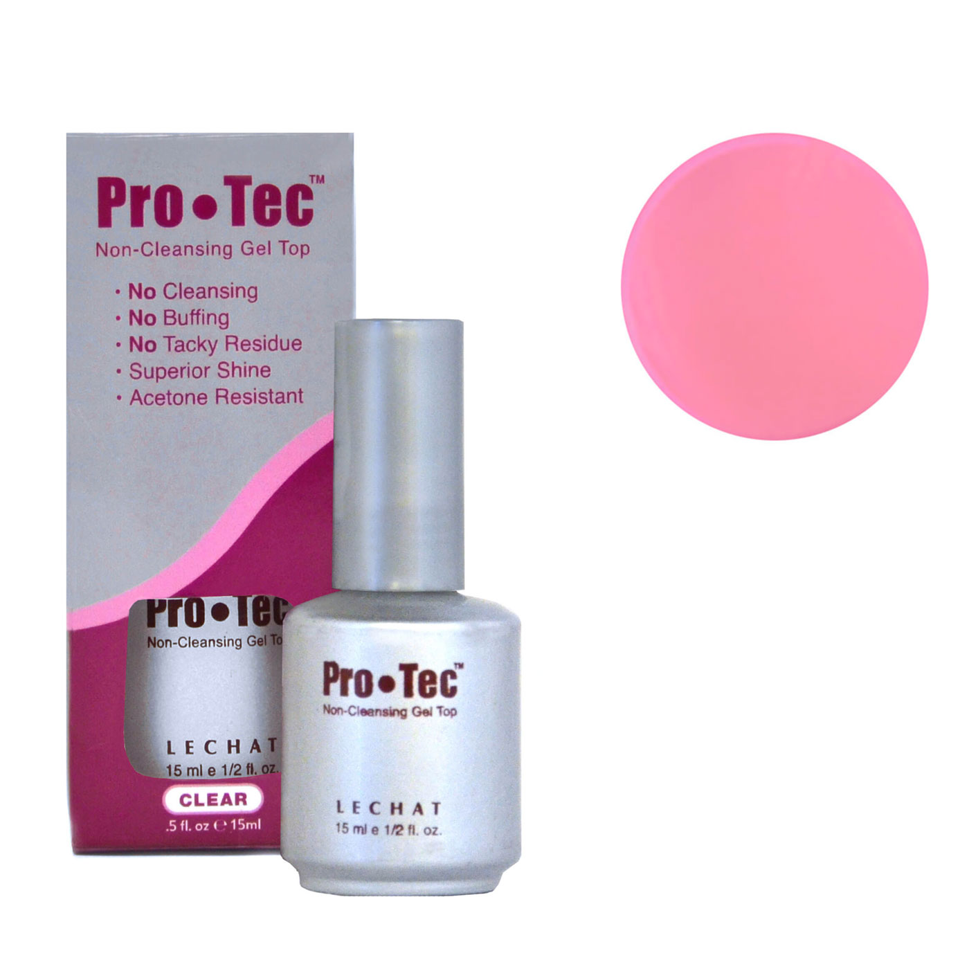 Non-Cleansing Gel Top - Crystal Pink - Pro•Tec PTGCP