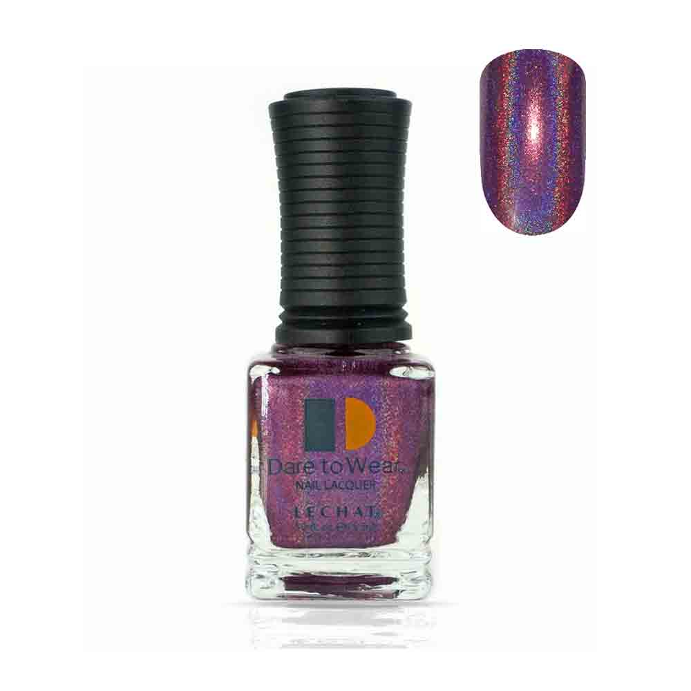 Nail Polish Color Berry holographic glitter by LeChat Spectra Aurora 15ml SDW07