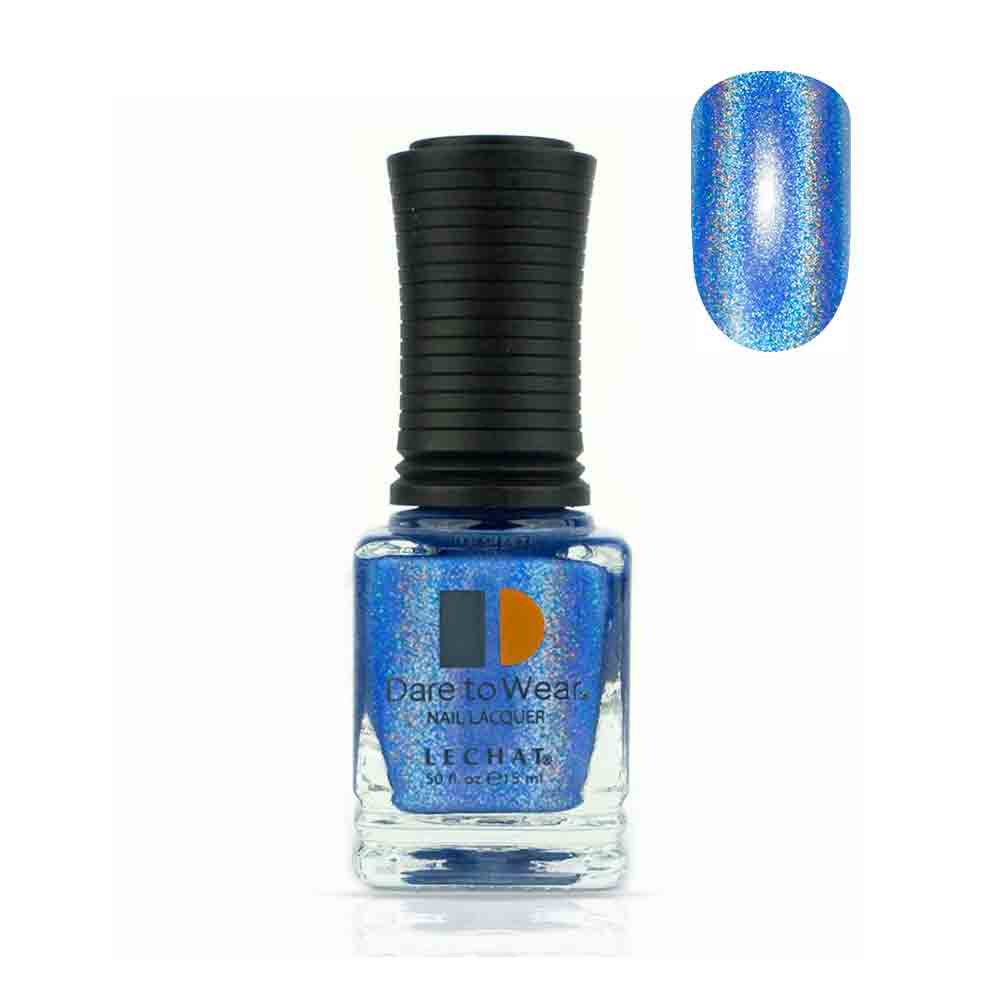Nail Polish Color Blue holographic glitter by LeChat Spectra Gemini 15ml SDW10