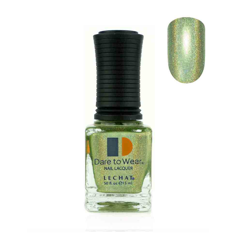 Nail Polish Color Lime holographic glitter by LeChat Spectra Nene 15ml SDW16