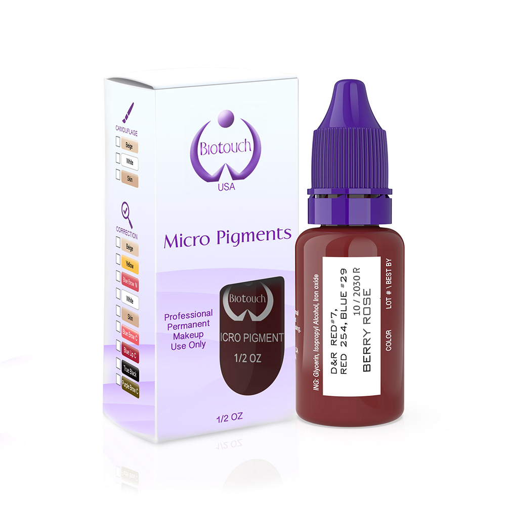 Micro Pigment - Berry Rose - Biotouch Permanent Ink ROSBE