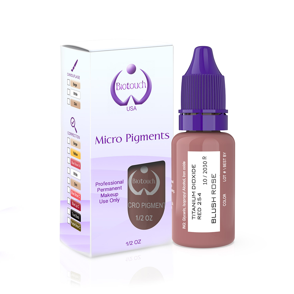Micro Pigment - Blush Rose - Biotouch Permanent Ink ROSBL