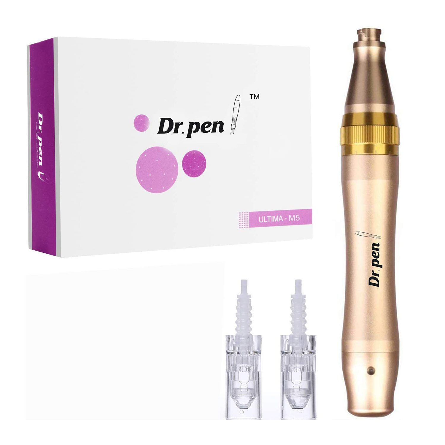 Dr. Pen Ultima M5 Professional Microneedling Pen Wireless Electric Skin Repair Tools 12 Pins 2Needles UDRM5