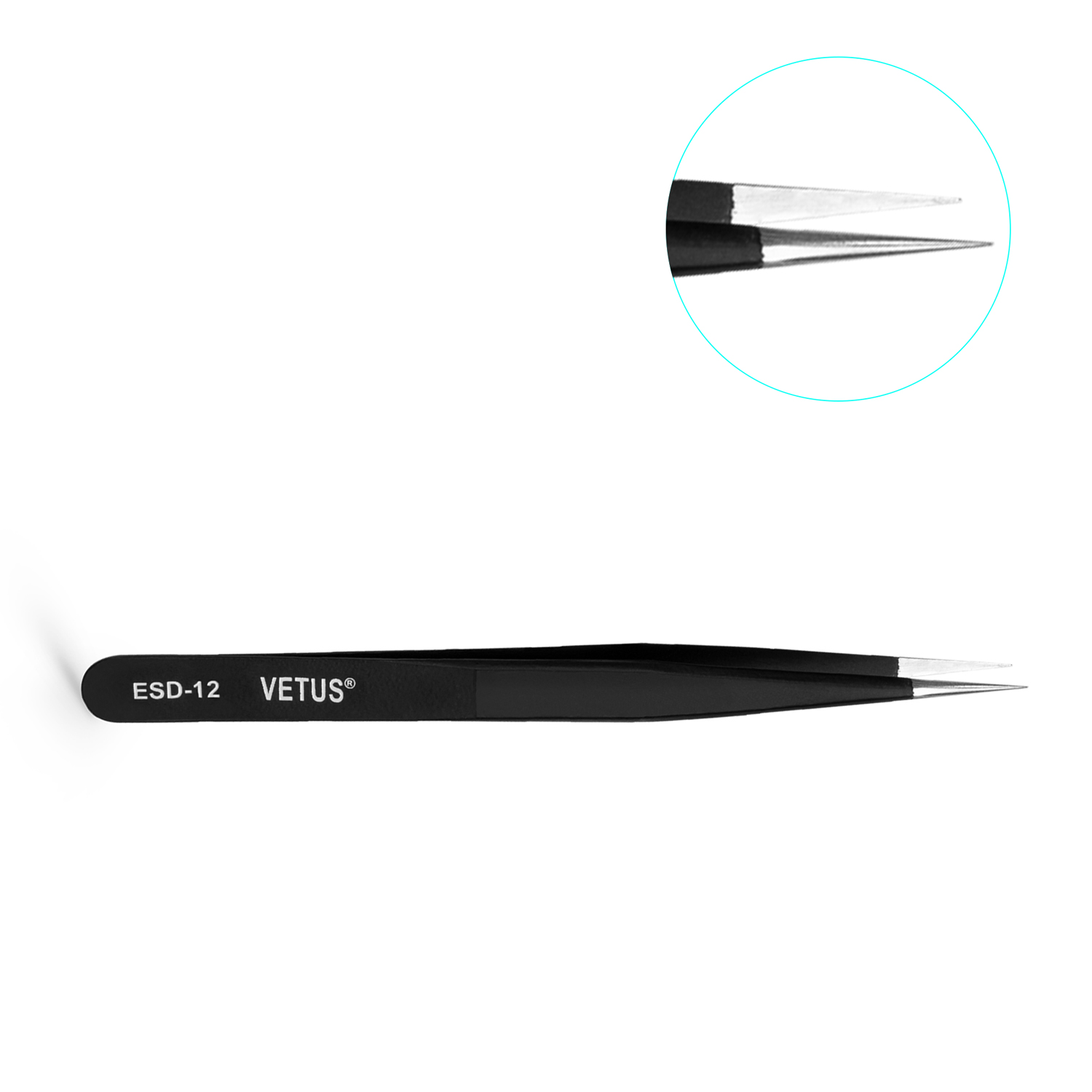 AntiRust Firm Comfortable Eye Lashes Extension Tool, Stainless Steel Tweezers, Beauty Shop Girls for Home Makeup Artist Stainless Tweezer Straight 110 mm ESD12