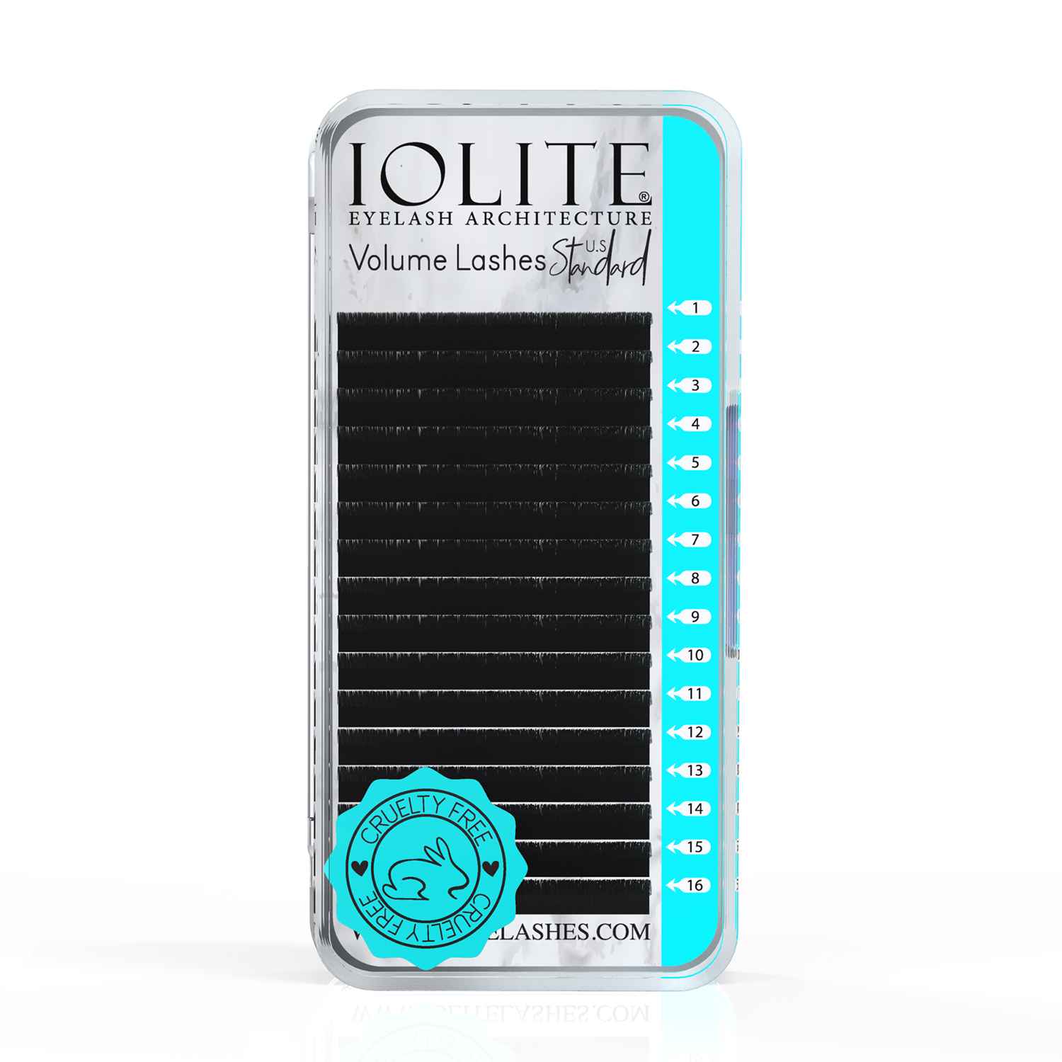 Volume Eyelash Extensions J Curl 0.3/Thicknesses 15mm Volume Eyelash Extensions Volume Cluster Lash Extensions by IOLITE vol315mm