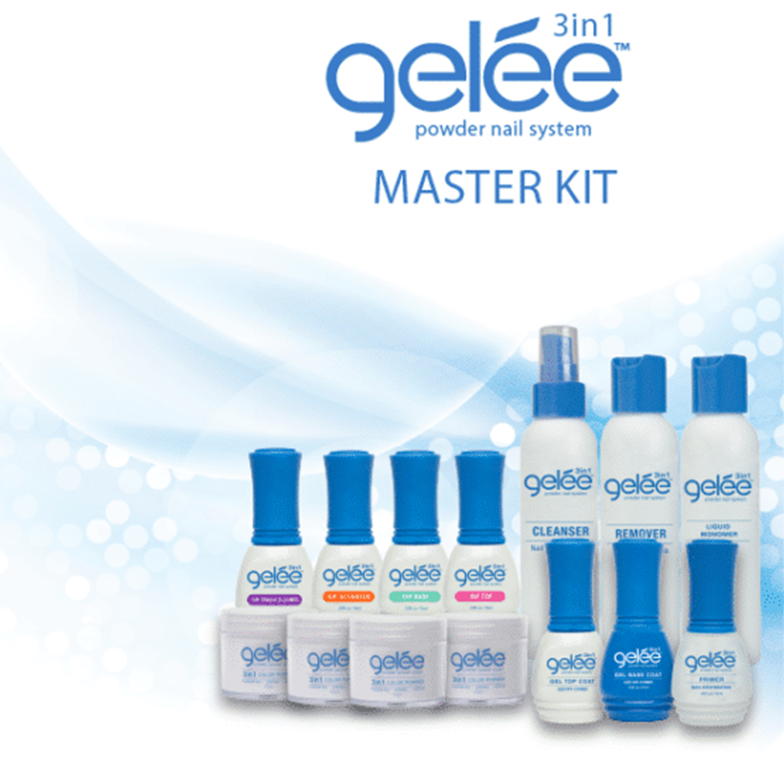 Gelée Powder Gel Nail System – Master KitGLMK01