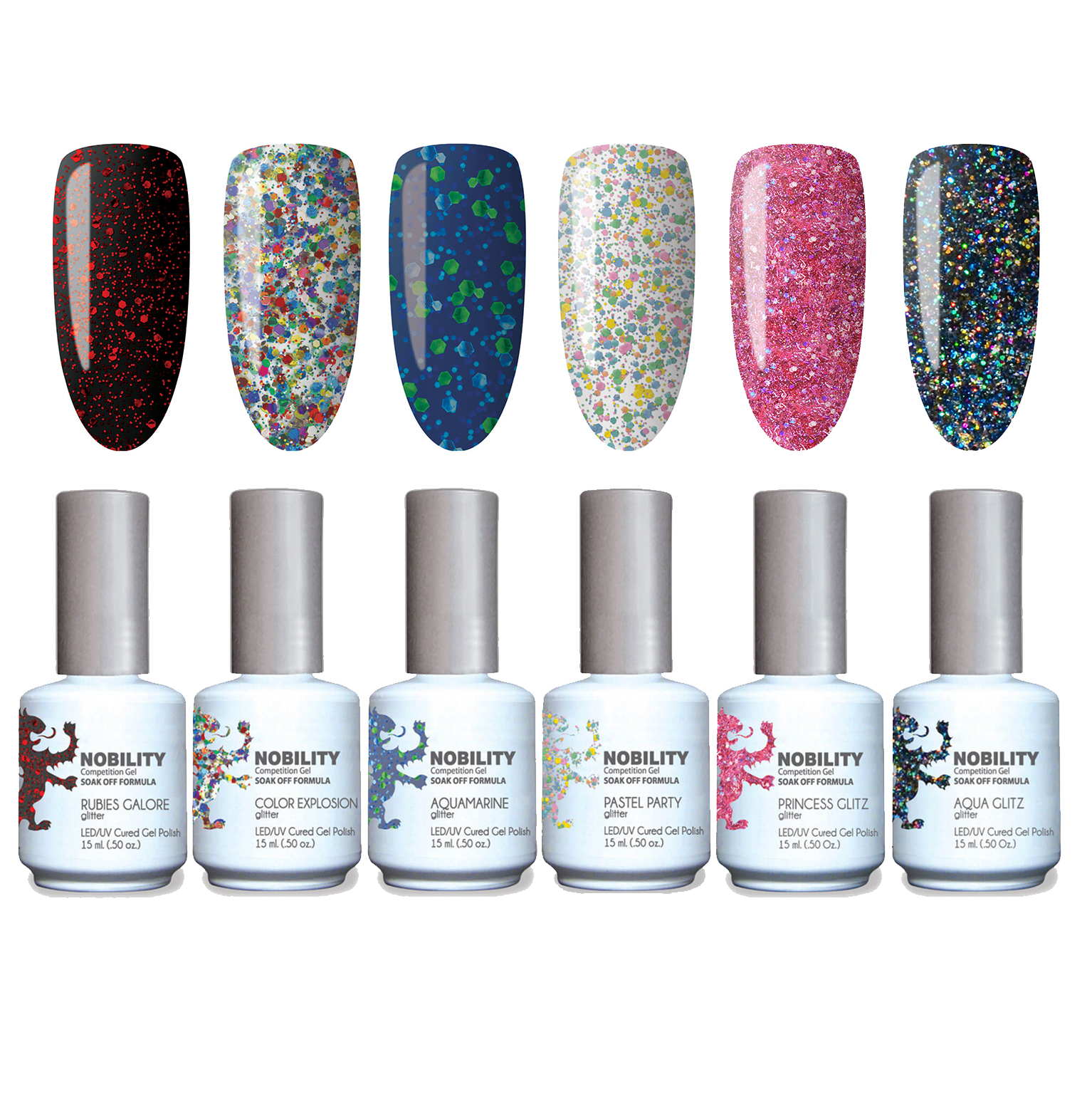 Soak Off Nail Gel UV LED Gel Polish Set N6S02