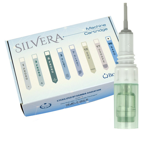 96 Prong, NANO Round Needle for Silvera Machine 15 per Box SILNR96