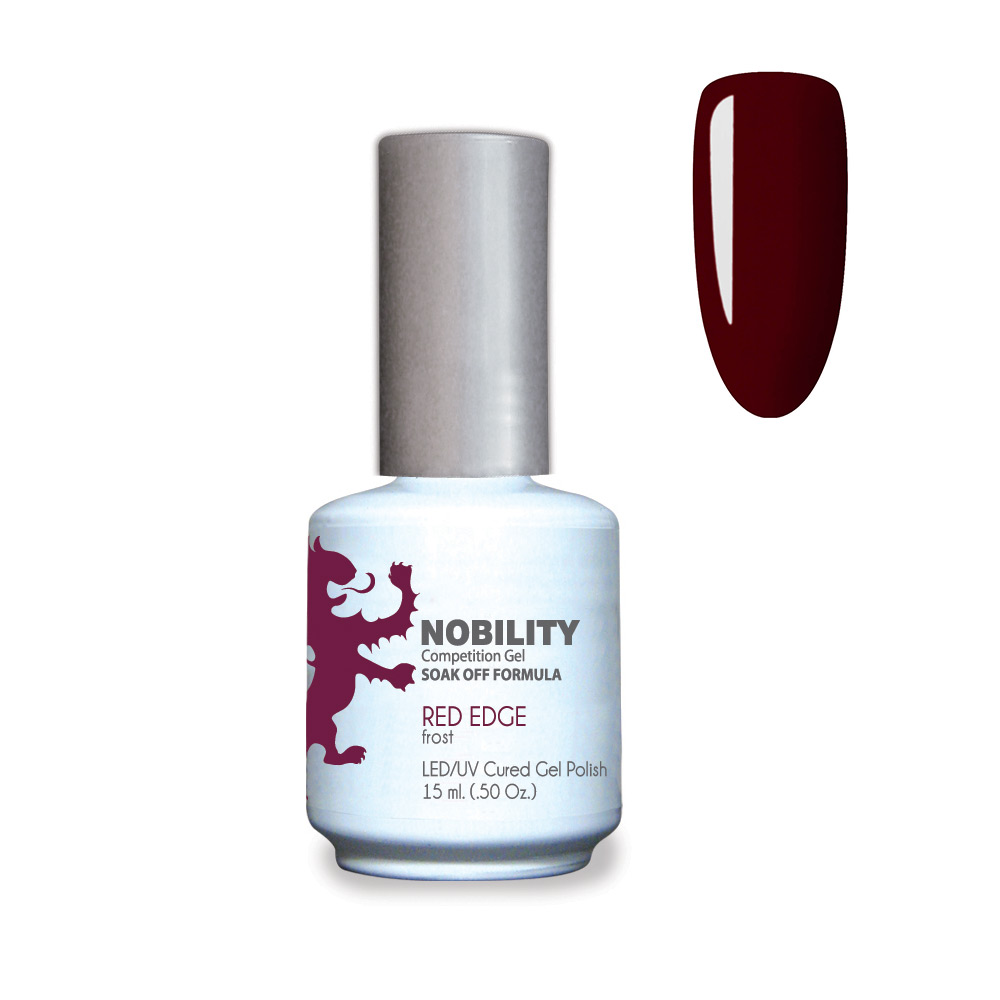 Nobility Soak Off Gel UV/LED Gel nail Polish 15ml Red Edge NBGP14