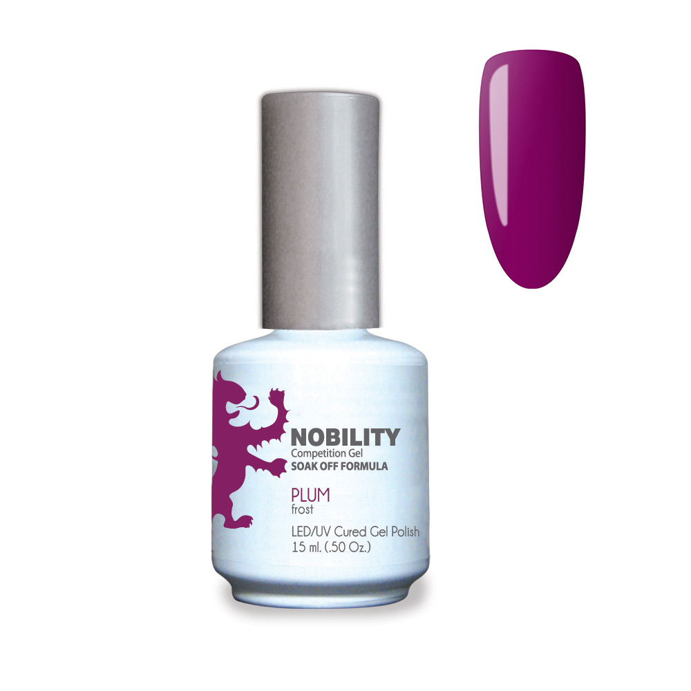 Nobility Soak Off Gel UV/LED Gel nail Polish 15ml Plum NBGP17