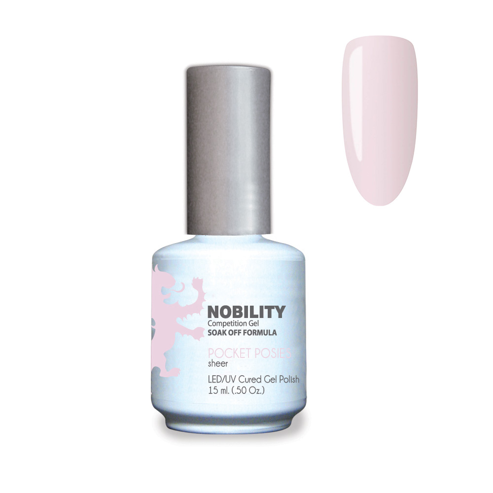 Nobility Soak Off Gel UV/LED Gel nail Polish 15ml Pocket Posies NBGP18