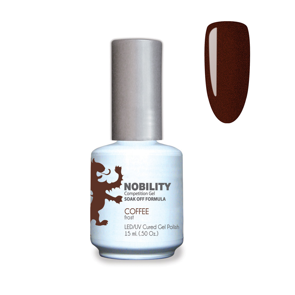 Nobility Soak Off Gel UV/LED Gel nail Polish 15ml Coffee NBGP23