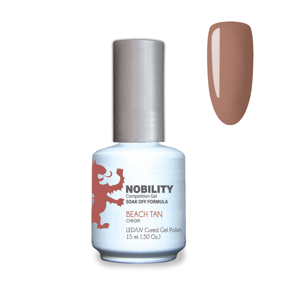 Nobility Soak Off Gel UV/LED Gel nail Polish 15ml Beach Tan NBGP29
