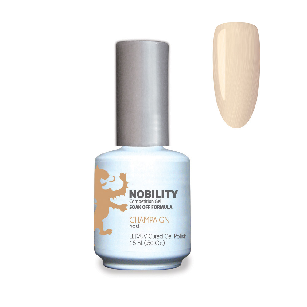 Nobility Soak Off Gel UV/LED Gel nail Polish 15ml Champaign NBGP32