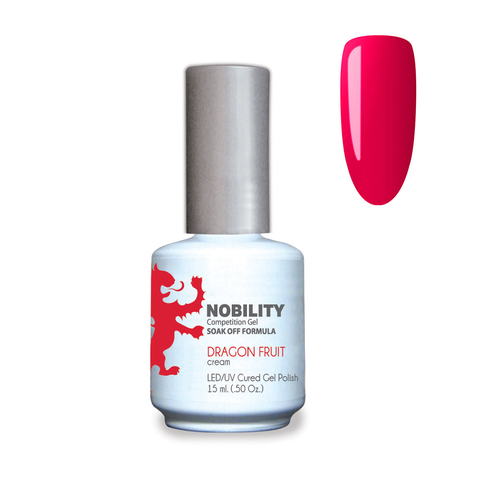 Nobility Soak Off Gel UV/LED Gel nail Polish 15ml Dragon Fruit NBGP35