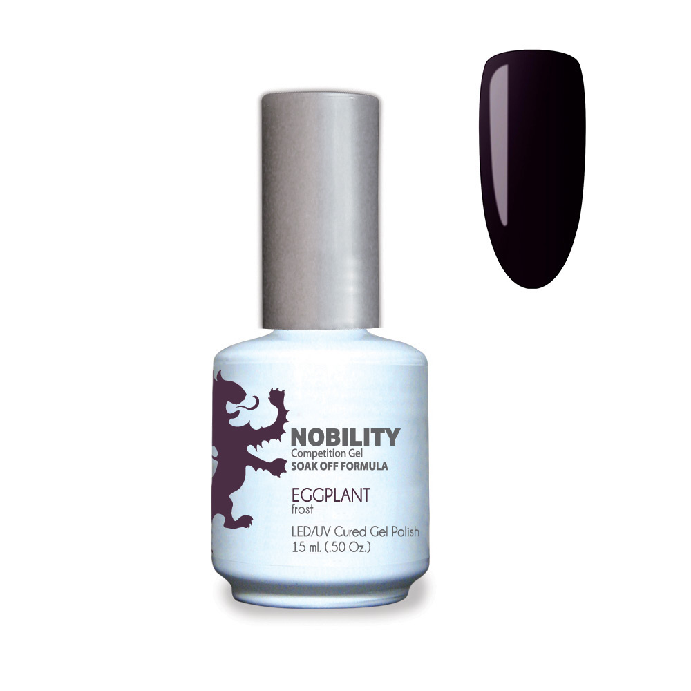 Nobility Soak Off Gel UV/LED Gel nail Polish 15ml Eggplant NBGP38